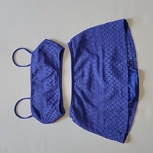 BAHA BLUE size 6, 2-piece periwinkle blue swimsuit